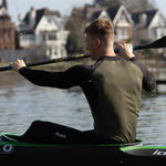 Lad billedet op i Galleri-visningen, Férfi hosszú ujjú, Tecnostretch™ Performance evezős aláöltözet - Zöld, hátulról 2.