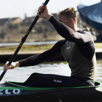 Lad billedet op i Galleri-visningen, Férfi hosszú ujjú, Tecnostretch™ Performance evezős aláöltözet - Zöld, oldalról